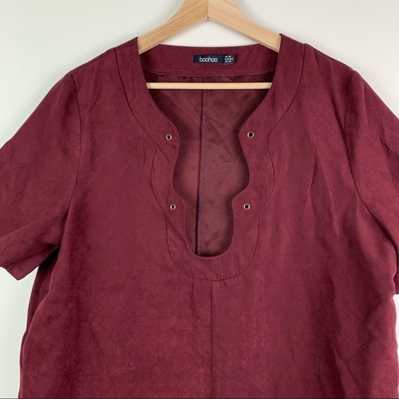 3for$30🛍 Boohoo Short Sleeve T-Shirt Dress 12 - Picture 2 of 6